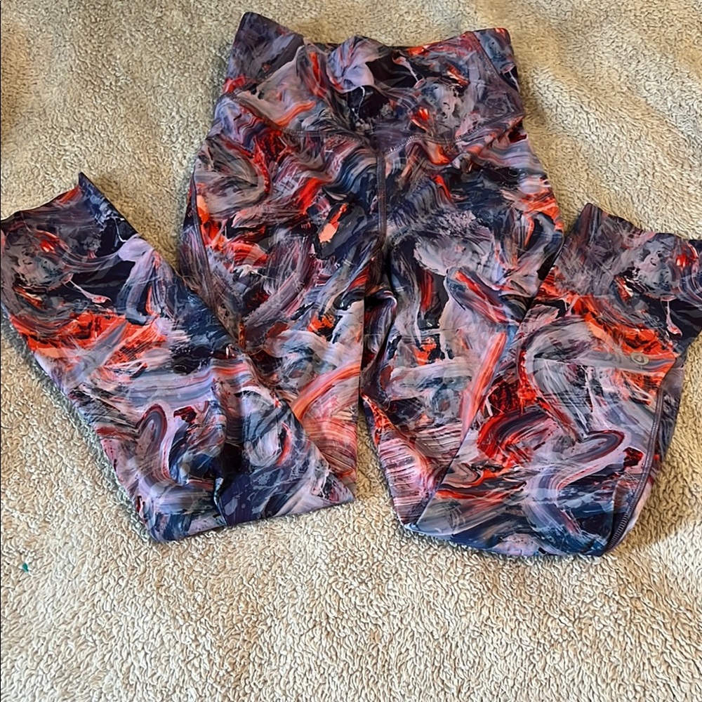 Abstract Print Women's Leggings